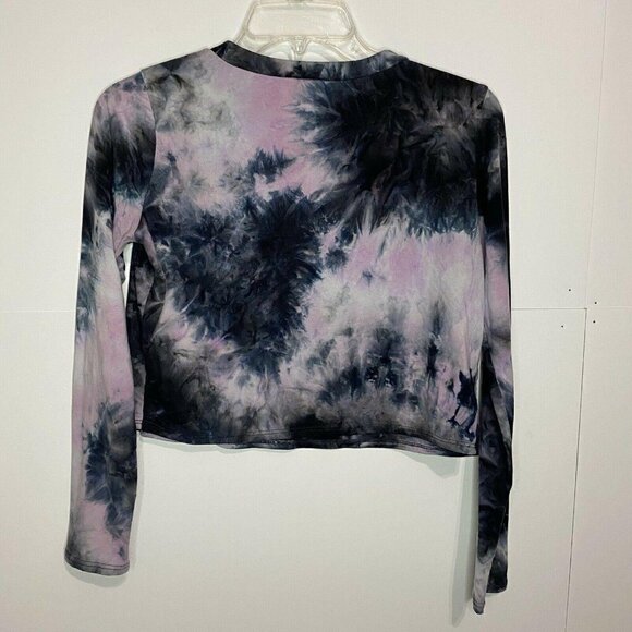 ⚜️Tie-Dye Long Sleeve Women's Cropped Tee - Picture 5 of 5